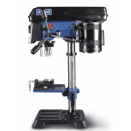 Scheppach DP16SL Taladro de Columna de Banco Motor Inducción 550W con Láser Cruzado, 5 Velocidades y Mandril 3-16mm