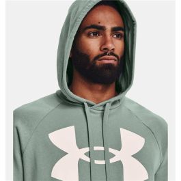 Sudadera con Capucha Hombre Under Armour Rival Big Logo Verde S