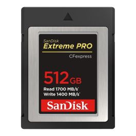 SanDisk Extreme Pro CFexpress Tarjeta de Memoria 512 GB, Lectura 1700 MB/s, Escritura 1400 MB/s, Incluye Software RescuePRO Deluxe Precio: 423.5. SKU: B1FGEWL7E5