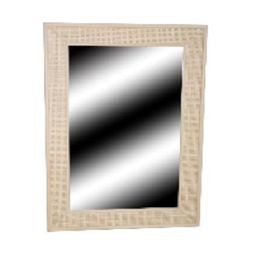 Espejo de pared DKD Home Decor Multicolor Natural Madera Vintage Scandi 70,5 x 2,5 x 100,5 cm