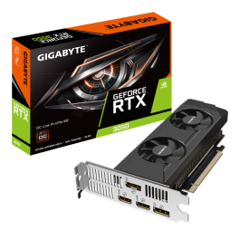 GIGABYTE GeForce RTX 3050 OC Low Profile 6G NVIDIA 6 GB GDDR6 GIGABYTE GeForce RTX 3050 OC Low Profile 6G NVIDIA 6 GB GDDR6 Precio: 228.79000045. SKU: B12H6H58MC