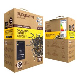 Guirnalda de Luces LED Muvit iO 6 m Negro G