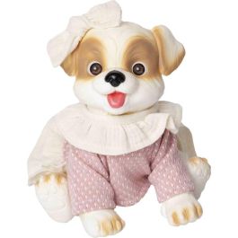 ROSA TOYS Muñeco Bebé Reborn Perrito Vestido Lana 23cm