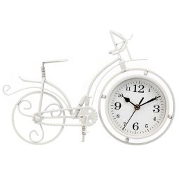Reloj Forja Bicicleta Blanco 22,5Cm Giftdecor (4 Unidades) Precio: 99.50000005. SKU: B18LJP6L66