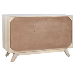 DKD Home Decor Buffet Boho Blanco Natural Mango 42 x 75 x 115 cm