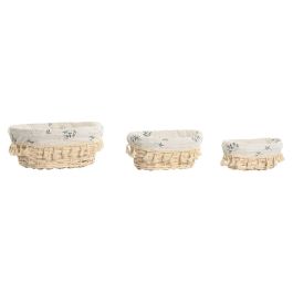 Cesta Shabby DKD Home Decor Natural 22 x 12 x 29 cm Set de 3 Cesta Shabby DKD Home Decor Natural 22 x 12 x 29 cm Set de 3