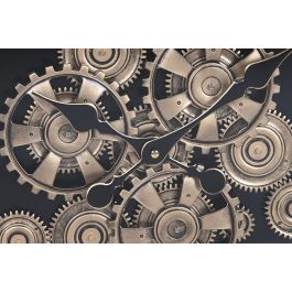 Reloj Pared Loft DKD Home Decor Marron Oscuro 8 x 80 x 80 cm Reloj Pared Loft DKD Home Decor Marron Oscuro 8 x 80 x 80 cm