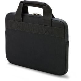 Dicota Funda Smart Skin para portátil 15-15.6", Negra, neopreno flexible con bolsillo para accesorios y asas acolchadas