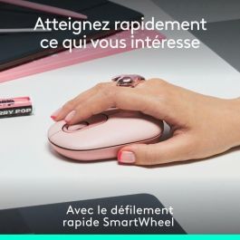 Ratón Logitech POP Rosa Ratón Logitech POP Rosa
