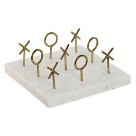 Juego Moderno DKD Home Decor Blanco Dorado 18 x 2 x 18 cm Precio: 31.50000018. SKU: B15X8AZFCS