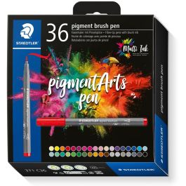 Rotulador Fibra Staedtler Pigment Arts Pen Punta Pincel Estuche De 36 Precio: 92.95000022. SKU: B1EHQJBH46