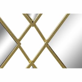 Espejo de pared DKD Home Decor Dorado Rombos 63 x 2 x 90 cm Espejo de pared DKD Home Decor Dorado Rombos 63 x 2 x 90 cm