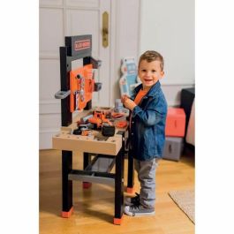 Smoby Banco de Trabajo BLACK+DECKER Bricolaje para Niños, Estación Central de Herramientas Completa y Equipada Smoby Banco de Trabajo BLACK+DECKER Bricolaje para Niños, Estación Central de Herramientas Completa y Equipada