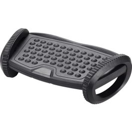 Q-connect Reposapies con Función de Balanceo, Ajustable en Altura, Ergonómico, Masaje, Superficie Antideslizante, Negro, 417x225x135 mm Precio: 29.94999986. SKU: B1BZ484KNG