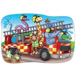 Gran Camión de Bomberos - Puzzle - HUERTO - 20 p Gran Camión de Bomberos - Puzzle - HUERTO - 20 p