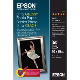 Epson Papel Fotográfico Ultra Glossy 300 g/m² 10x15cm 50 Hojas Precio: 43.49999973. SKU: B1HP5PZDH2