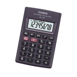 Calculadora Casio HL-4A Gris Resina 8 x 5 cm Precio: 9.5000004. SKU: S0363096