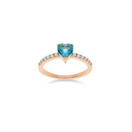 Anillo Mujer LIU JO LJ2440M14 14 Oro Rosa Azul Precio: 59.50000034. SKU: B1F8LMEJDW