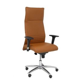 Sillon Piqueras Y Crespo Albacete Direccion Uso Intensivo (8H) Brazos Regulables Mecanismo Sincro Multiposicion Altura Regulable Base Cromada Ruedas Parquet Asiento Y Respaldo Tapizado Piel Marron Precio: 639.50000037. SKU: S5703473