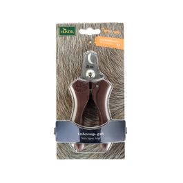Hunter Pinza Corta Uñas L para Perros, Gatos, Pájaros y Pequeños Animales, Cuchilla Acero Inoxidable, Corte Preciso Uñas Duras Marrón