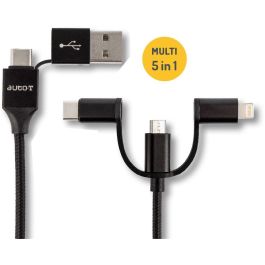 Auto-T Cable multiconector 540339 - 5 conectores para carga y datos