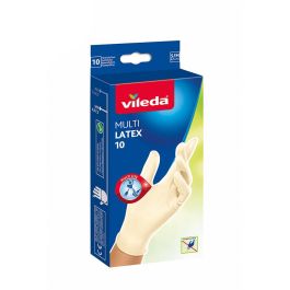 Vileda Multilatex 10 Guantes de Látex 100% Extraresistentes Desechables Multiusos Sin Talco Extra Finos Talla S/M 10 Unidades Precio: 3.88999996. SKU: S7904157