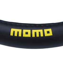 Momo MOMLSWC0FUNBY Funda de Volante Fun Black-Yellow Poliuretano 38-39 cm Universal Deportivo para Coche con Agarre Firme y Confort Momo MOMLSWC0FUNBY Funda de Volante Fun Black-Yellow Poliuretano 38-39 cm Universal Deportivo para Coche con Agarre Firme y Confort