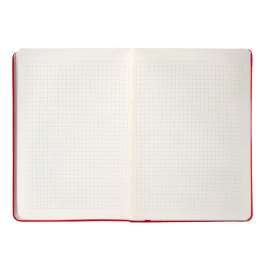 Antartik Cuaderno A5 Tapa Dura Hojas Cuadriculadas Rojo 100 Hojas 80gr FSC