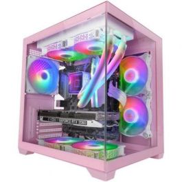 Caja Gaming Minitorre Mars Gaming MC-VIEW2/ Rosa Caja Gaming Minitorre Mars Gaming MC-VIEW2/ Rosa
