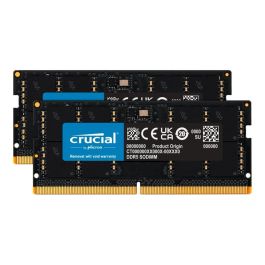 Crucial Kit Memoria RAM DDR5 128 GB (2x64 GB) SO-DIMM 2800 MHz PC5-44800 para Portátiles Profesionales Precio: 1591.49999976. SKU: B1CSRBFSHB