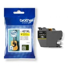 Cartucho de Tinta Original Brother LC421XL Alta Capacidad/ Amarillo Precio: 20.89000023. SKU: S8402065