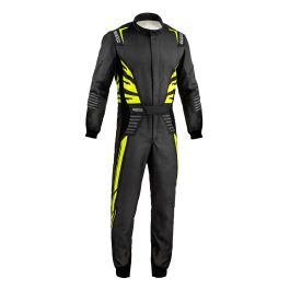 Sparco Traje de Carreras Infinity 5.0 S001103052GSGF Talla 52 Gris Oscuro-Amarillo Fluor Homologación FIA 8856-2018 SFI 3.2A/5