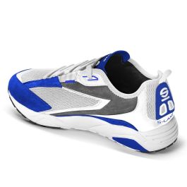 Sparco S-Lane Botines Ocio Gamuza y Malla Transpirables Suela Acolchada Forro Café Anti-olor Talla 40 Azul-Blanco S00129240AZBI