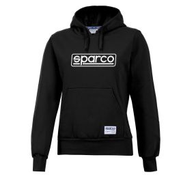 Sparco Sudadera Lady Frame S01316RS3L Mujer Rojo Talla L con Capucha y Logo Elegante, Suave y Confortable, Ideal Uso Diario