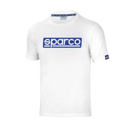 Sparco S01327BI2M Camiseta Original de algodón elastano suave y cómoda, gran logo impreso para competición - Blanco Talla M Precio: 36.49999969. SKU: B1GZHGLKTR