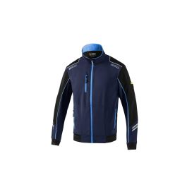 Sparco Chaqueta Light-Shell Tech Técnica Austin con Mangas Reforzadas, Inserciones Antiabrasión y Bandas Reflectantes, Azul Marino/Azul Precio: 43.49999973. SKU: B12WWNSBTS