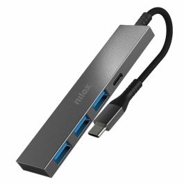 Nilox Hub 3 Puertos Usb 3.0 1 X Usbc