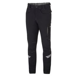 Sparco Pantalón de Trabajo Kansas Técnico Ligero, Elástico con Multibolsillos y Bandas Reflectantes Negro/Gris Precio: 55.50000049. SKU: B12ZWG6EPF