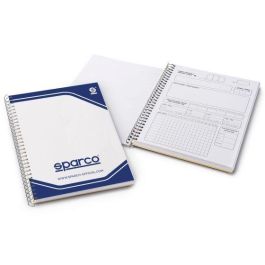 Sparco S03725 Cuaderno de Apuntes Rally 2020 A4 para Copilotos. Páginas para registro de etapas, encuadernación lateral resistente. Precio: 24.50000014. SKU: B1728GAAKN