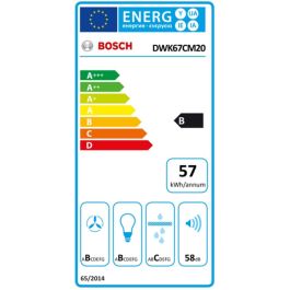 Campana Convencional BOSCH DWK67CM20 Blanco Campana Convencional BOSCH DWK67CM20 Blanco