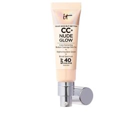 Base de Maquillaje Cremosa It Cosmetics CC+ Nude Glow Fair light Spf 40 32 ml Precio: 31.95000039. SKU: B18575JCAW