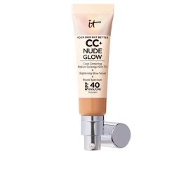 Base de Maquillaje Cremosa It Cosmetics CC+ Nude Glow neutral tan Spf 40 32 ml Precio: 32.95000005. SKU: B12D3YJKE2