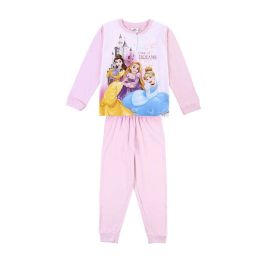 Pijama Infantil Princesses Disney Rosa claro