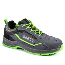 Sparco S0753844GRVF Zapato Seguridad Indy Felix S1P ESD Gris-Verde Fluor Talla 44 Puntera Fibra Vidrio Antiperforación Ladder Grip