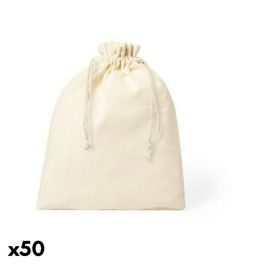 Bolsa de Algodón 146622 Natural 100 % algodón (50 Unidades)