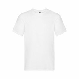 Camiseta de Manga Corta Unisex 141332 100 % algodón Blanco (120 Unidades)