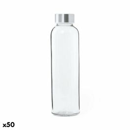 Botella de Cristal 141261 500 ml Acero Inoxidable (50 Unidades)
