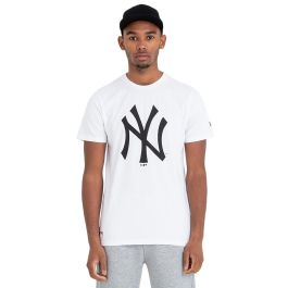 Camiseta de Manga Corta Hombre New Era NOS MLB NEYYAN 60416755 Blanco