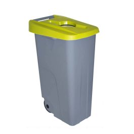Cubo de Basura para Reciclaje 110L Amarillo - Denox (2 Unidades) Precio: 87.5000005. SKU: B13PAX5XQS
