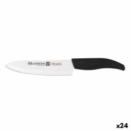 Cuchillo Chef Quttin Cerámica Negro 15 cm 1,8 mm (24 Unidades)